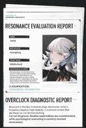 Resonance Evaluation Report