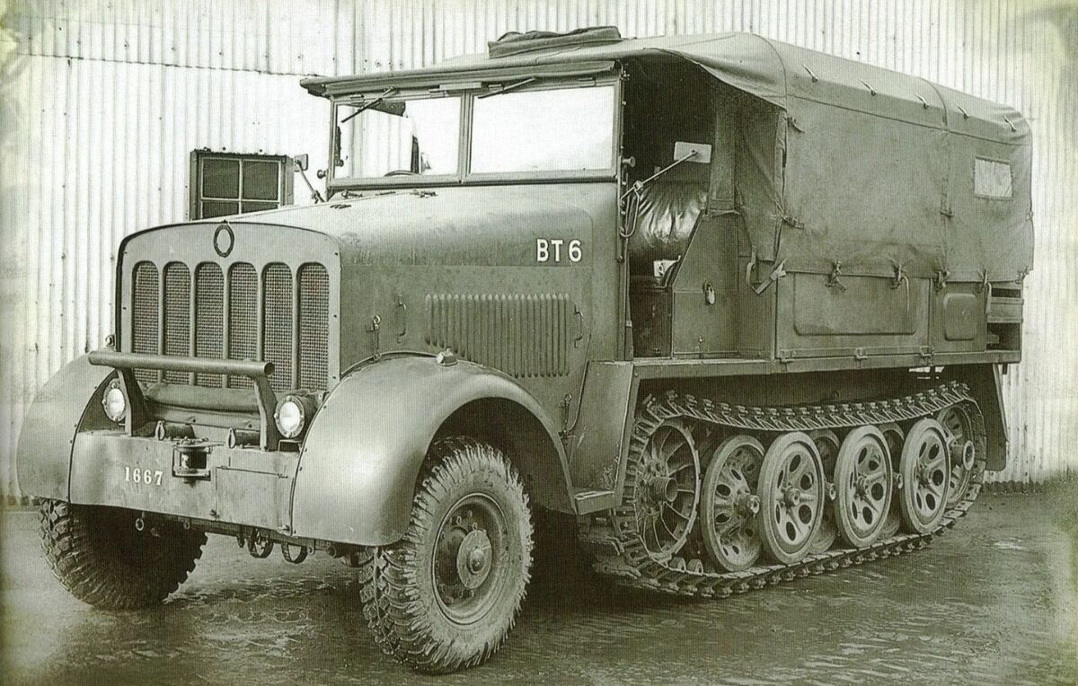 Тягачи вермахта. SD.KFZ. 7. Артиллерийский тягач м13а. Немецкий полугусеничный тягач SD KFZ 7. Bedford bt6.