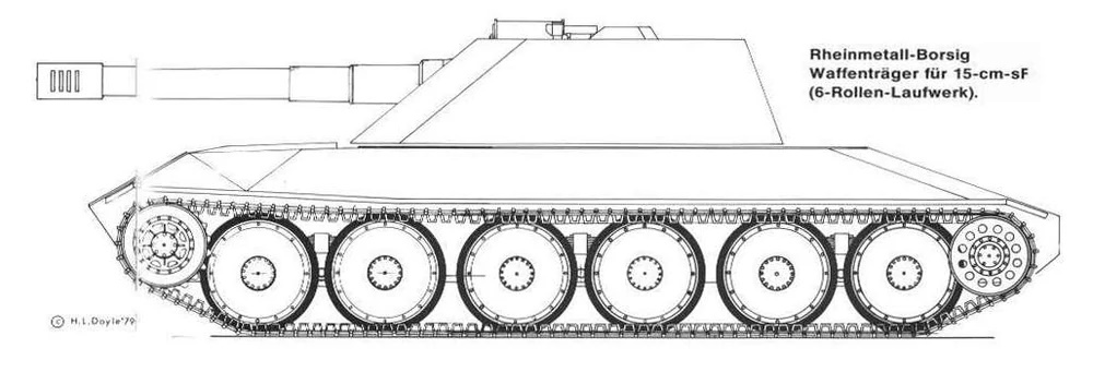 Е 50 м чертеж Rhm.-Borsig Waffenträger Вторая Мировая Война Вики Fandom