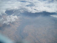 Clouds and Snake River Canyon (85000 ft)