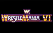 WrestleMania VI logo