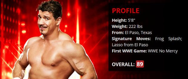 Eddie Guerrero, WWE 2K Wiki