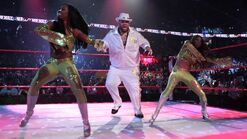 Brodus Clay gets funky in New Jersey with Cameron and Naomi.
