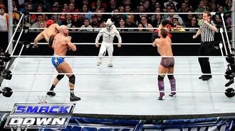 Los_Matadores_&_El_Torito_vs._Cesaro,_Kidd_&_Natalya_–_6-Being_Interspecies_Match-_SmackDown