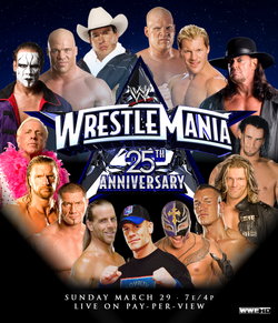 wwe wrestlemania 25 logo