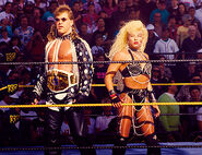 Shawn Michaels and Luna Vachon at WrestleMania IX 1993