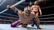 Kalisto facing Rusev