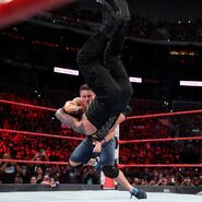 Reigns get an AA by Cena