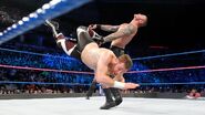 Sami land a dropkick at Orton