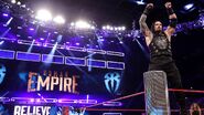 Roman Reigns making his entrance