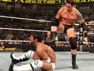 Gabriel stomp from behind by Wade Barrett