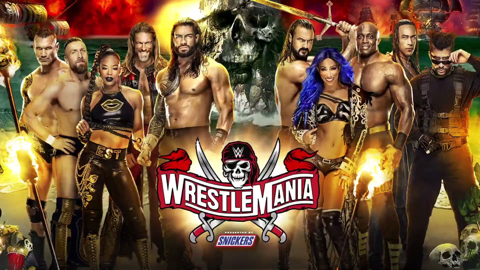 april 2022 wrestlemania poster