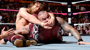 Daniel crossface on Randy Orton