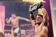 John Cena winning the WWE Champion at Night of Champions 2011