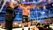 Lesnar ending Undertaker Streak at Wrestlemania 30