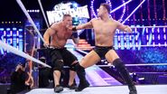 The Miz fighting John Cena at WrestleMania 33