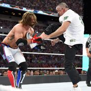 Shane-McMahon kick right to Styles