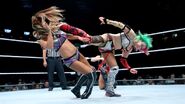 Asuka kick Emma at Live Event.