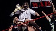Mick Foley winning the WWE Championship, as the most watched RAW episode.