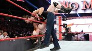 Ambrose clothesline Sheamus out