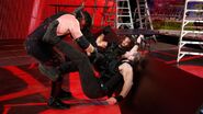 Ambrose and Rollins put through the table