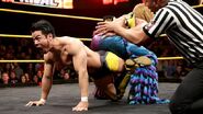 Breeze putting Itami into submission