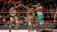 New Day celebrating on Raw