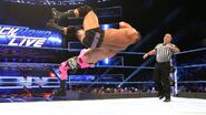 Roode puts Kanellis in a neckbreaker