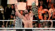 Rollins winning as a two-times WWE Championship