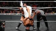 Almas pulled Gargano arm