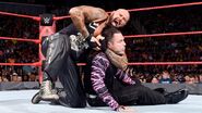 Gallows headlocking Jeff