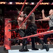 Elias cornered by R-Truth