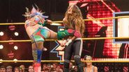 Aliyah get kicked by Asuka