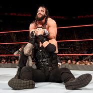 Reigns down to the mat from Elias