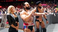 Rusev and Jinder Mahal with Lana