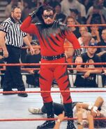 Undertaker dressed as Kane.