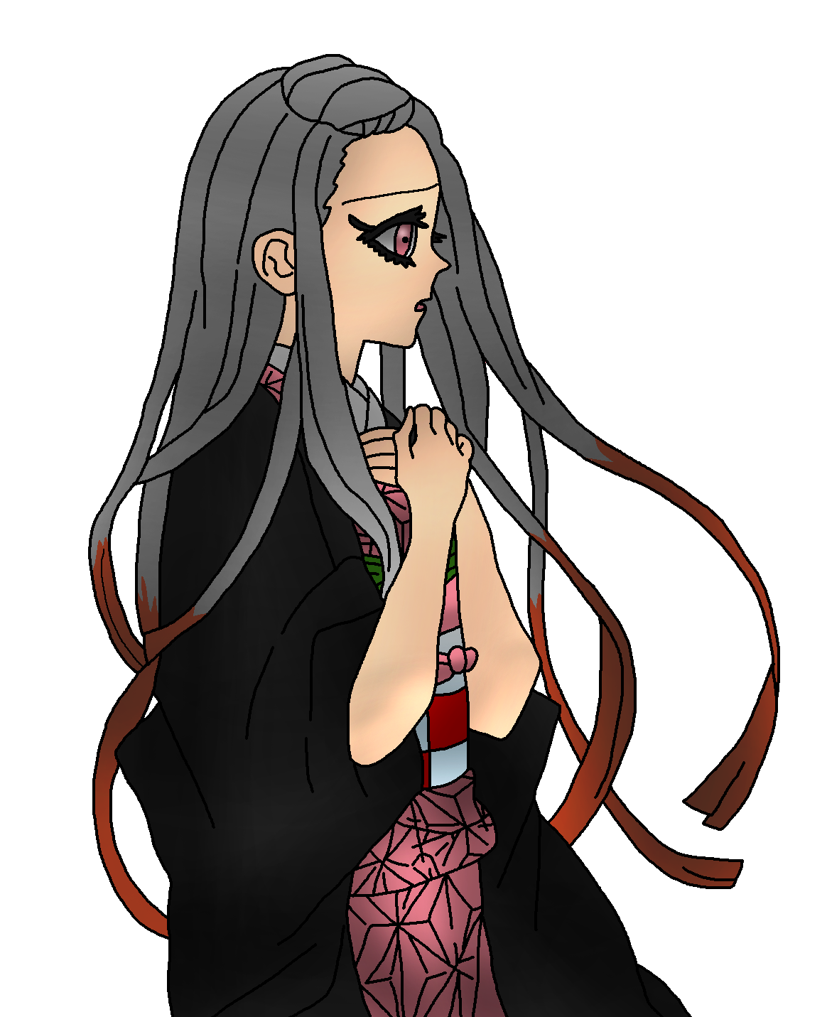 Nezuko becomes human 1/8  Becoming human, Anime demon, Fan comic