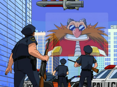 Eggman on T.V.