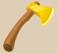 Gold Wood Axe | Wylde Flowers Wiki | Fandom