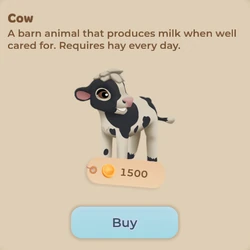 Image of cow buy screen