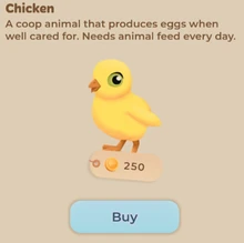 Chick Buy Screen