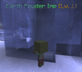 The Earth Powder Imp in the Ice Canyon