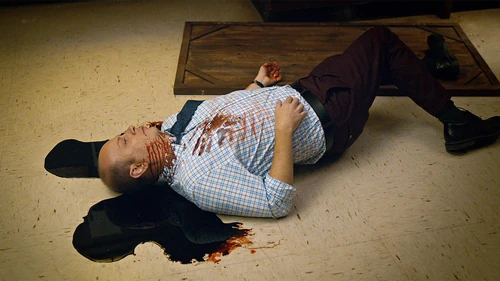 Jay Novak's body, after being killed by Hamilton