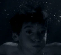 Young Frank Black underwater