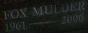 GravestoneWithFoxMulder