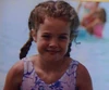 Samantha alone at a swimming pool