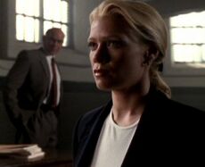 Marita Covarrubias at Fox Mulder's trial