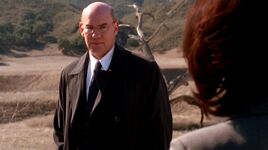 Monica Reyes views Walter Skinner