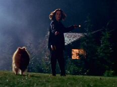 Queequeg runs from Dana Scully