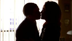 Brad Follmer kissing Monica Reyes